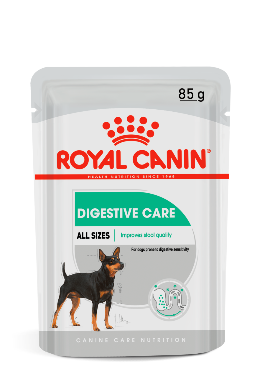 Embalagem de Royal Canin Digestive Care Alimento Úmido