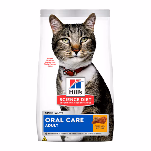 Packshot oficial de Hill's Science Diet Cuidado Dental para Gatos Adultos
