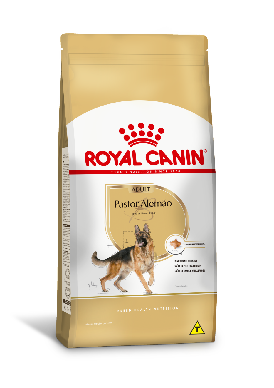 Embalagem de Royal Canin Pastor Alemão Adult