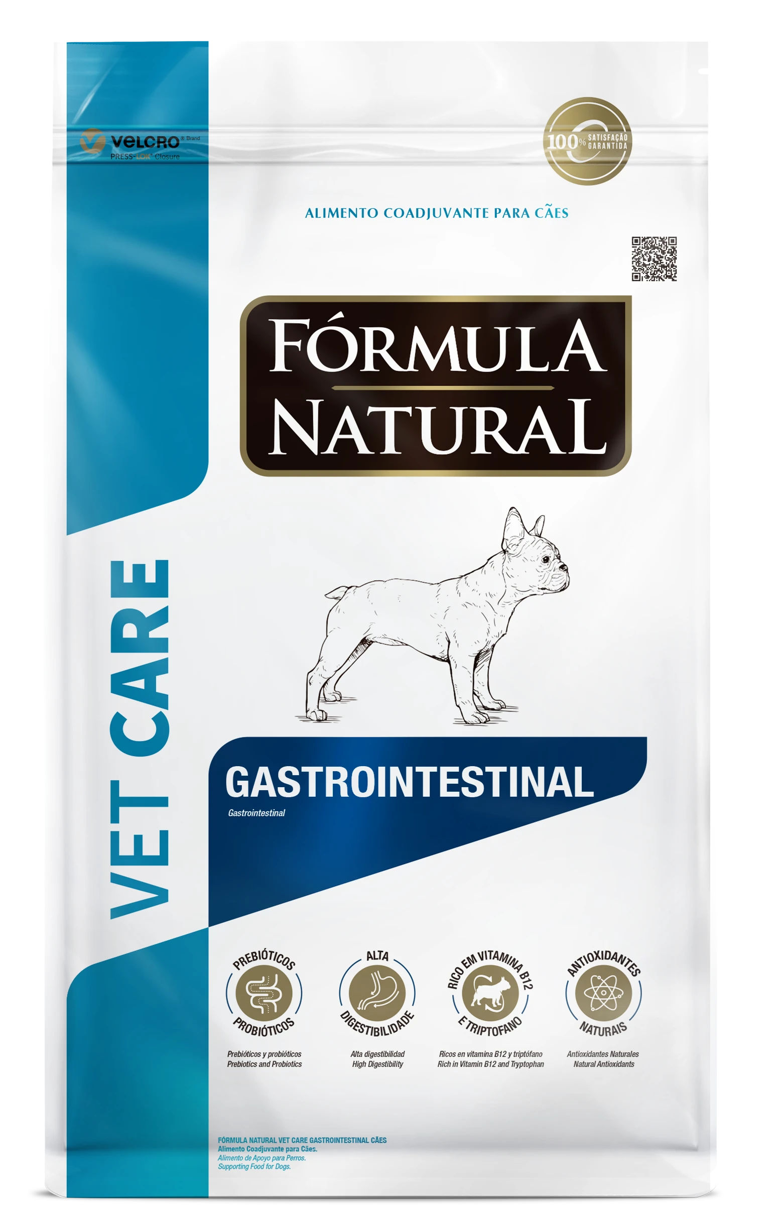 Packshot oficial de Fórmula Natural Vet Care Gastrointestinal Cães