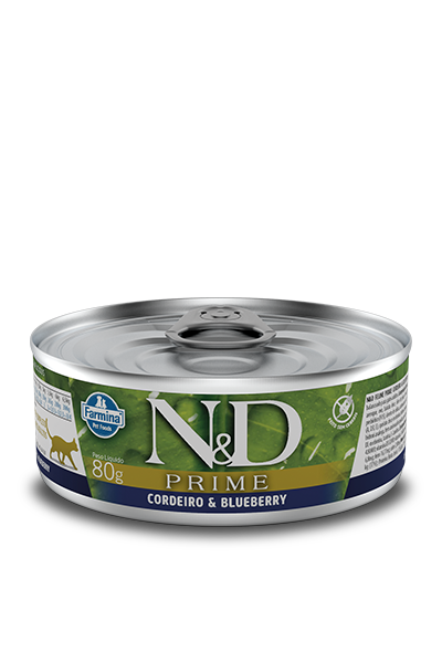 Embalagem de N&D Prime Feline Cordeiro & Blueberry Wet Food
