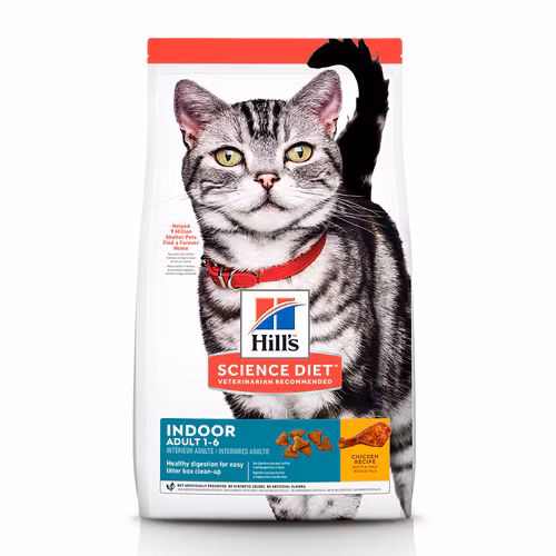 Packshot oficial de Hill's Science Diet Indoor para Gatos Adultos Castrados